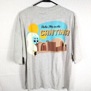 Star Wars Day 2023 T-Shirt L Gray May the 4th Be With You Disney Cantina Graphic